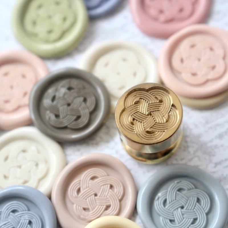 Sealing stamp Ume knot - Stamps & Stamp Pads - Copper & Brass 