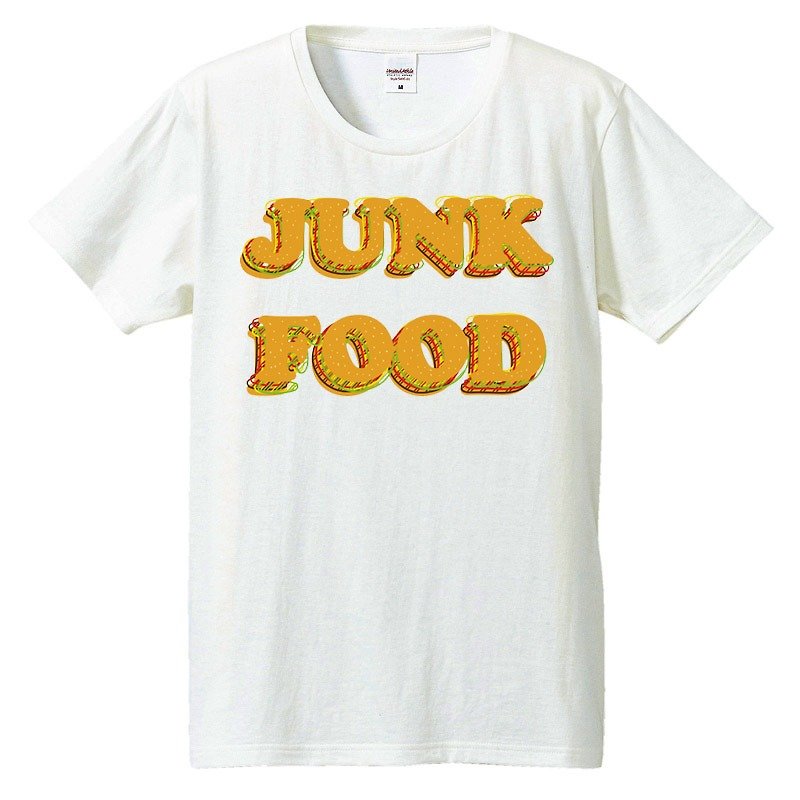T-shirt / JUNK FOOD 2 - เสื้อยืดผู้ชาย - ผ้าฝ้าย/ผ้าลินิน ขาว