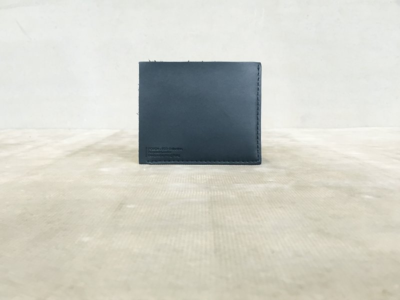 POMCH—Half Wallet Short wallet - กระเป๋าสตางค์ - หนังแท้ สีน้ำเงิน