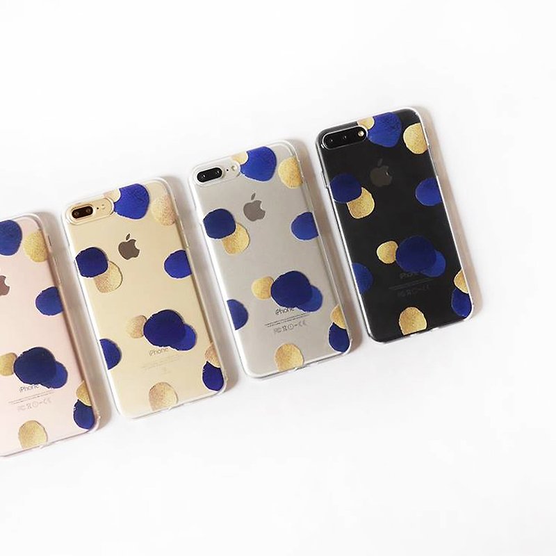 Light and shadow mobile phone case - Phone Cases - Silicone Gold