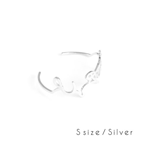 hiragana バングル 【とうきょう】Silver / 2サイズ - ショップ