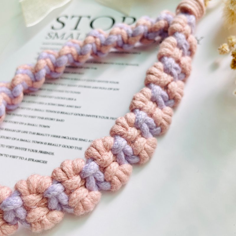 聖誕禮物 交換禮物 手工編織 手機繩 手機掛繩 Phone Strap /客 - 其他 - 棉．麻 多色