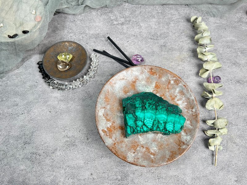尚比亞。孔雀石 Malachite from Zambia。生命靈數4 - 其他 - 寶石 