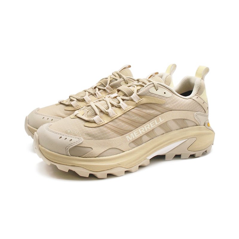 MERRELL MOAB SPEED 2 GORE-TEX tear-resistant waterproof hiking shoes for women - Khaki - Women's Running Shoes - Waterproof Material 