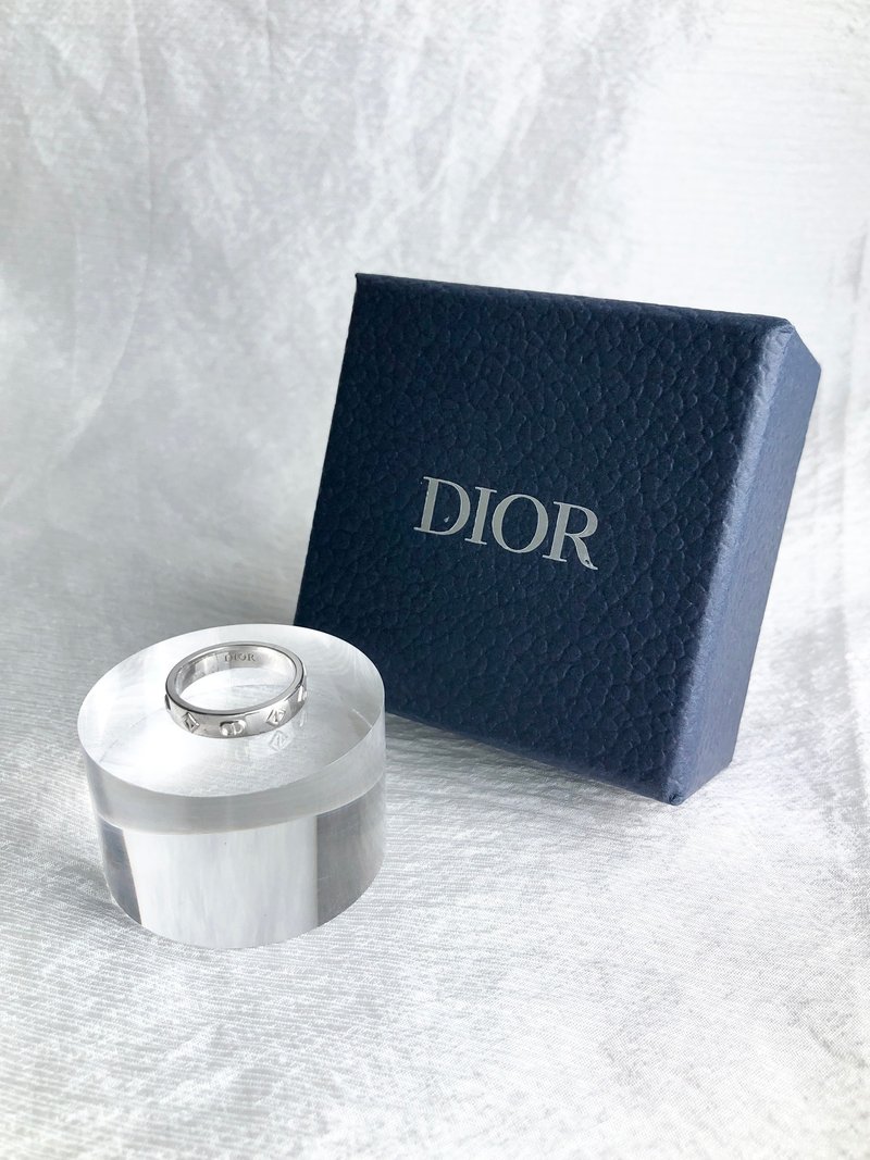 【 日本直送　名牌中古包 】Christian Dior クリスチャン ディオール リング シルバー SILVER925 19号 vintage ntf73h - 戒指 - 純銀 銀色