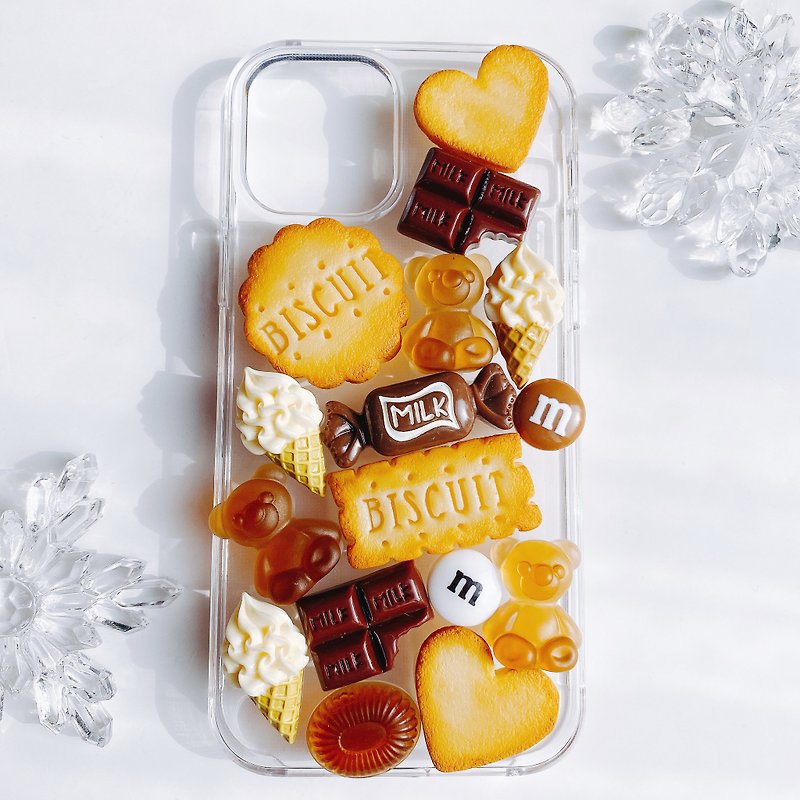 iPhone12,iPhone12pro case,iPhone case,fake  sweets,polymer clay,chocolate,candy - เคส/ซองมือถือ - ดินเหนียว 