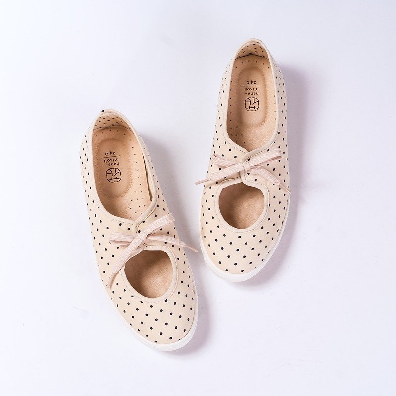 [hanamikoji shoes] Comfortable Casual Flat Shoes white - รองเท้าลำลองผู้หญิง - ผ้าฝ้าย/ผ้าลินิน ขาว