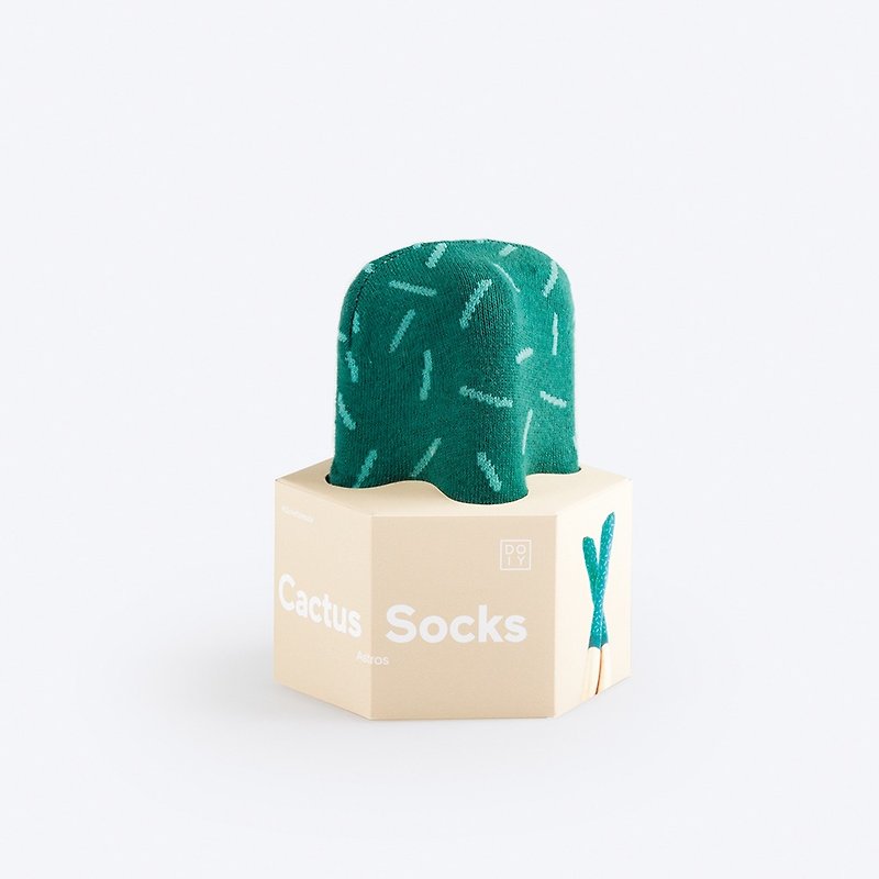 DOIY cactus socks - Socks - Cotton & Hemp Green