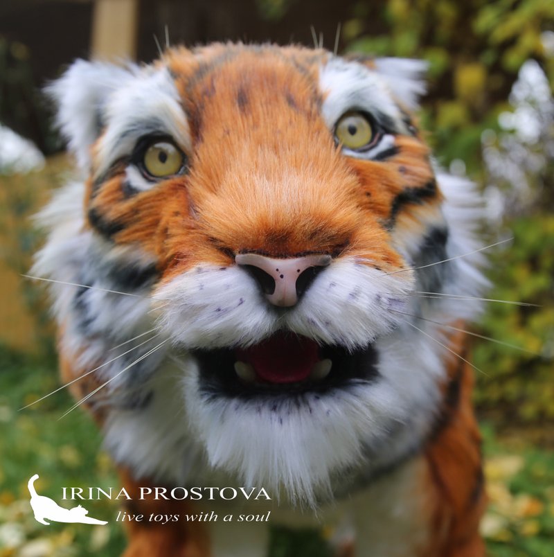 Tiger Amur, realistic toy - 公仔模型 - 其他材質 橘色