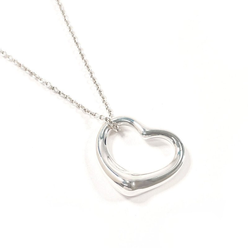 【日本直送 中古美品】ティファニー TIFFANY&Co. ネックレス エルサペレッティ オープンハート シルバー925 アクセサリー - 項鍊 - 純銀 銀色
