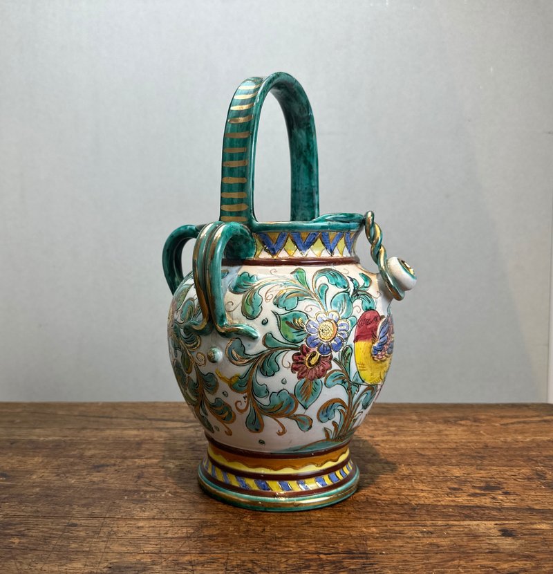 Foreign【Hand-painted pottery】Italian hand-painted pottery - Pottery & Ceramics - Pottery 