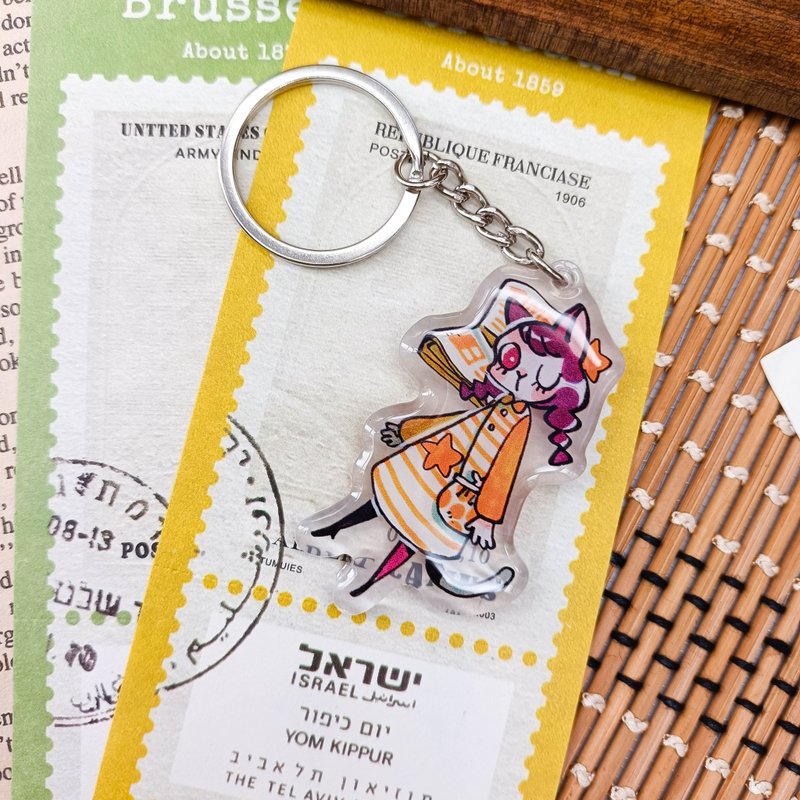 WF713_Series of Workers 33/ Stationery Charm - ที่ห้อยกุญแจ - พลาสติก หลากหลายสี