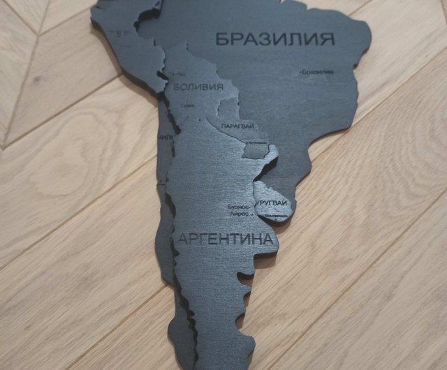 Wooden World Map, World Map Puzzle, Wooden Puzzle, Mapamundi