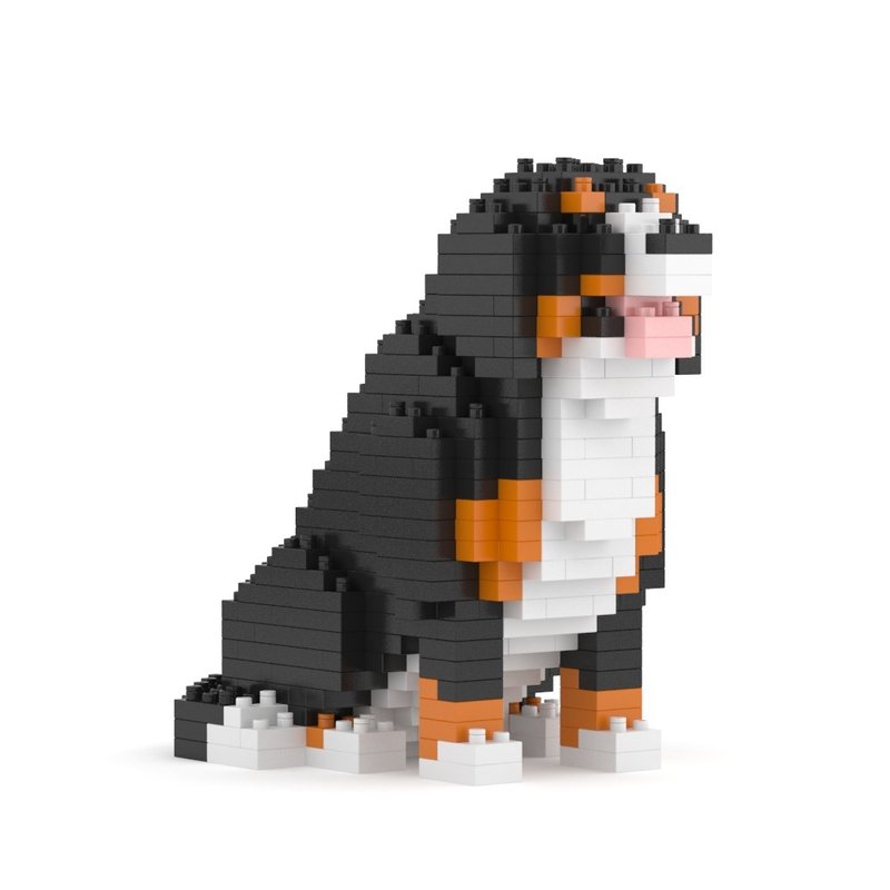 [New product launch] Pre-order. Mini Bernese Mountain Dog 01S patented screw building blocks - Other - Plastic 