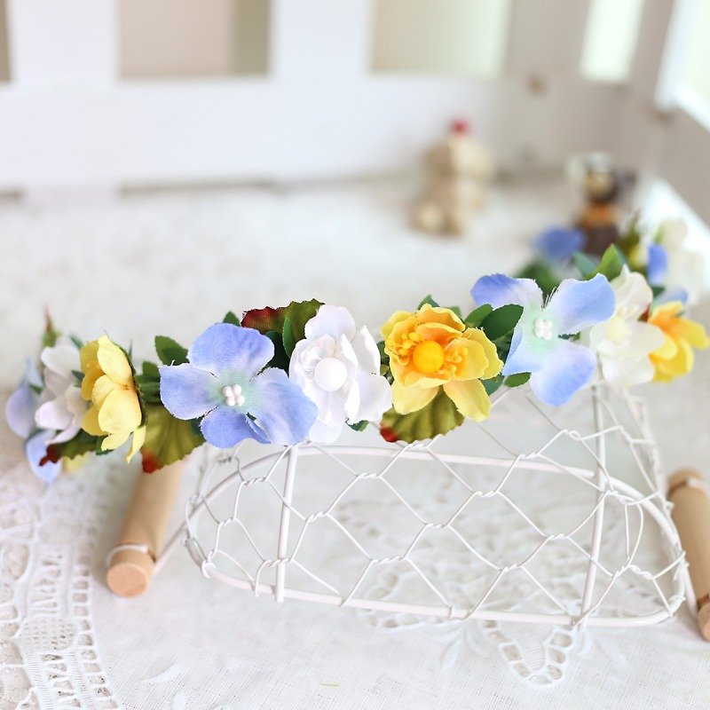 Wreaths Manor*Handmade jewelry bouquet*wedding small objects*bridal bouquets*Corolla ~~ H13 - เครื่องประดับผม - วัสดุอื่นๆ 