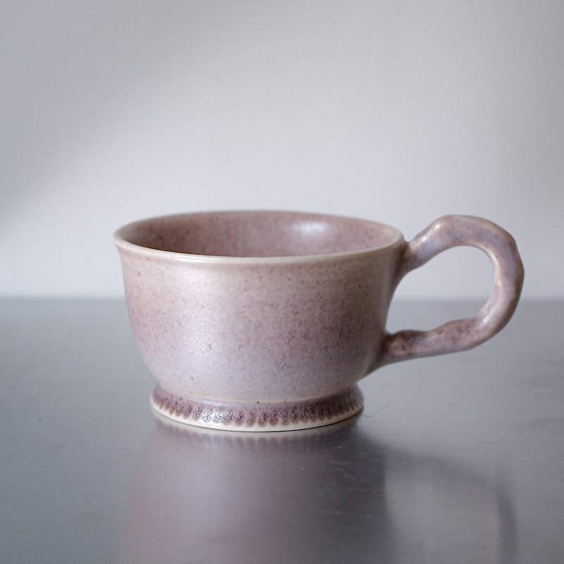 陶瓷 咖啡杯 茶杯 芋泥紫 Ceramic Tea Cup - 杯/玻璃杯 - 陶 紫色