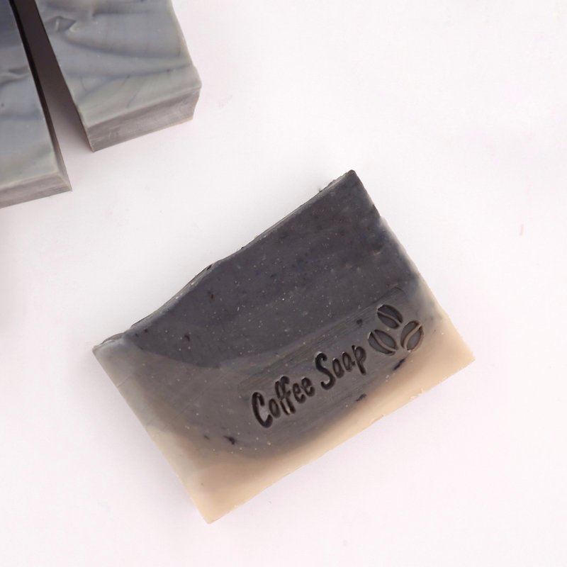 竹炭咖啡漸層皂 Carbon Coffee Soap - 肥皂/手工皂 - 其他材質 