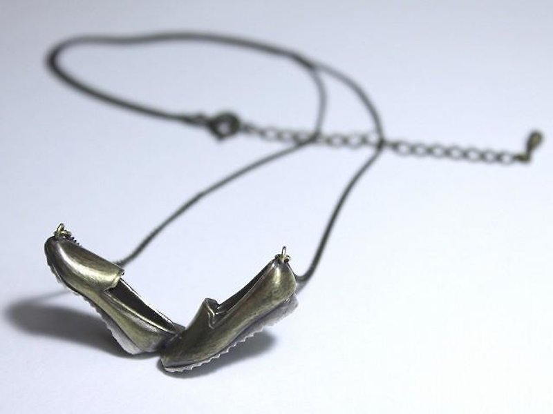 Shoe Designers Opera Shoes Necklace - Necklaces - Other Metals Gold