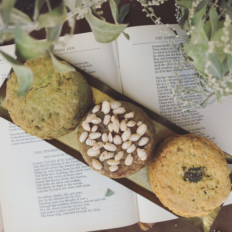 英式鬆餅 司康/scone| 純粹抹茶、一保堂焙茶米果、一保堂煎茶奶 - 蛋糕/甜點 - 新鮮食材 