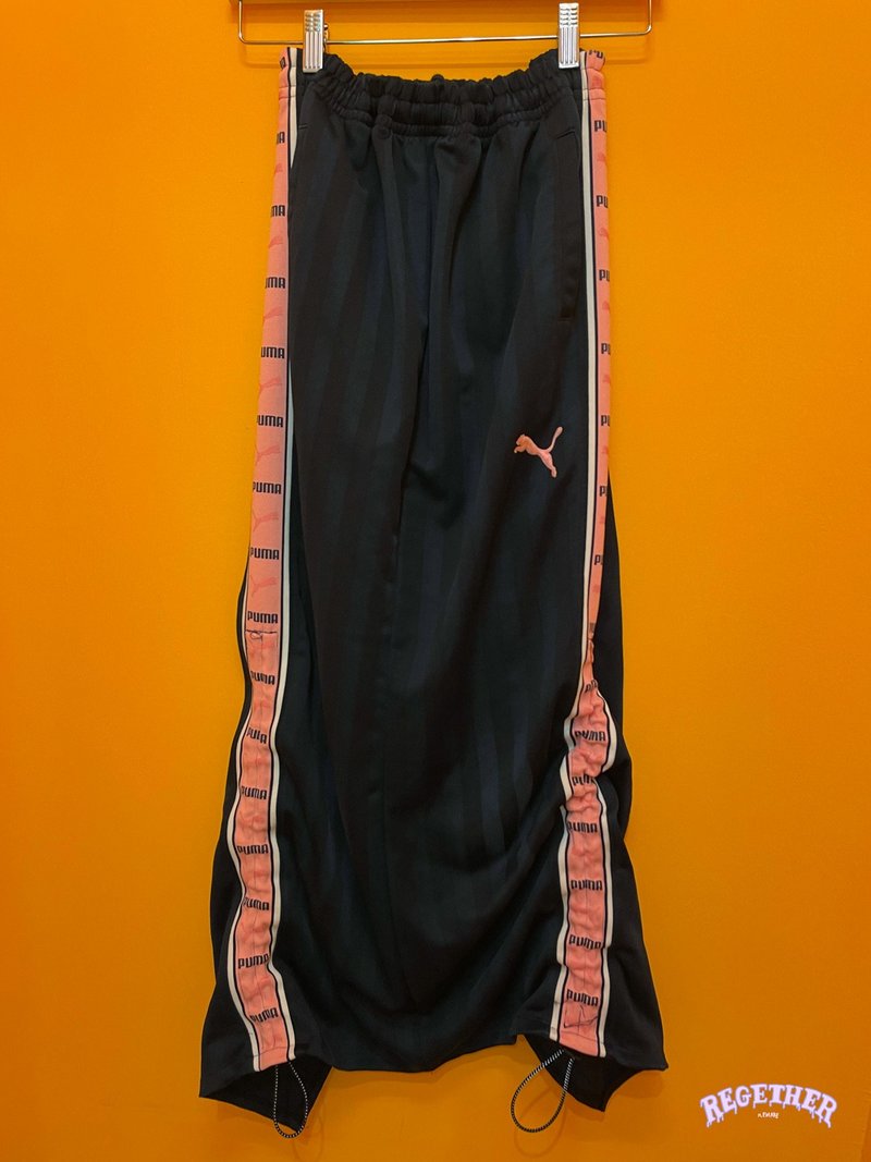 REGETHER Vintage modified drawstring sports long skirt-PUMA - กระโปรง - ผ้าฝ้าย/ผ้าลินิน สีน้ำเงิน