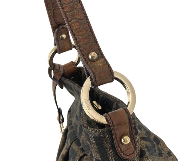 Direct from Japan, branded used bag] FENDI ZUCCA handbag
