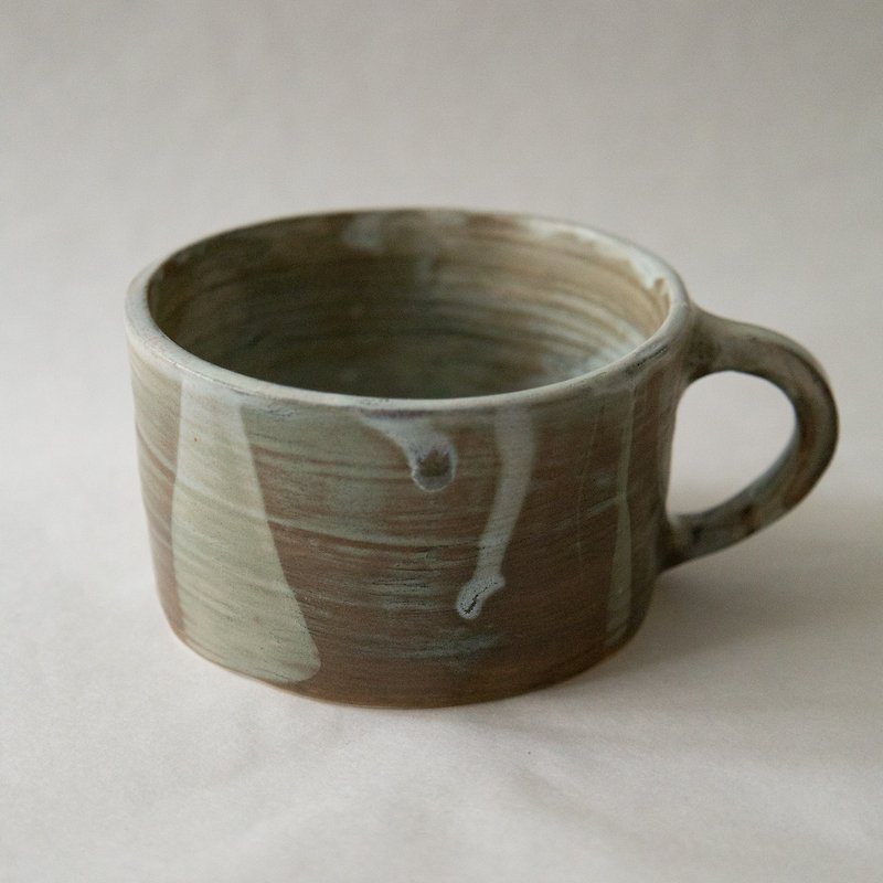 wide mouth mug - Mugs - Pottery Multicolor