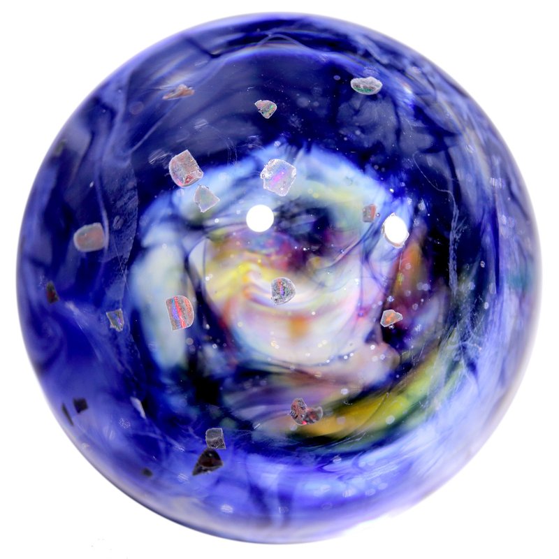 61mm 兩面星雲宇宙玻璃球擺設 no.M264 - 擺飾/家飾品 - 玻璃 黑色