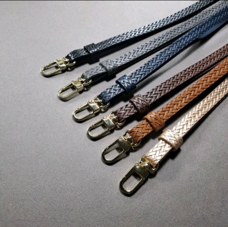 uriah handmade leather quality embossed lanyard, comfortable lanyard, neck lanya - Lanyards & Straps - Faux Leather 