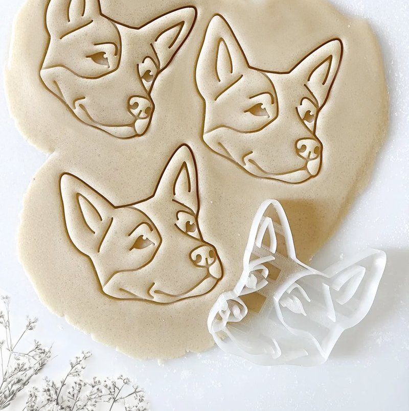 Australian Cattle Dog Cookie Cutter / Blue Heeler / Dog portrait / 3D printed - 其他 - 塑膠 