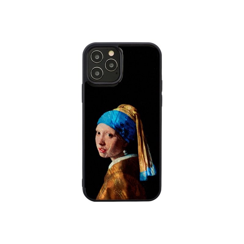 Man&wood iPhone 12 Pro Max  case - Girl with a Pearl Earring - เคส/ซองมือถือ - เปลือกหอย หลากหลายสี