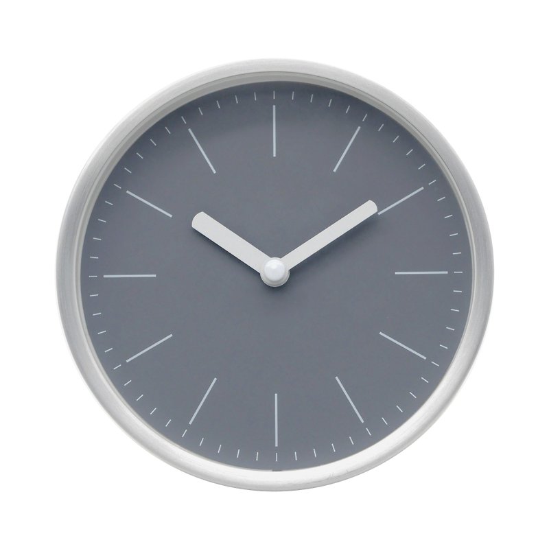 Mesa-Gray Planet Clock 2 in 1 (Metal) - นาฬิกา - โลหะ สีเทา