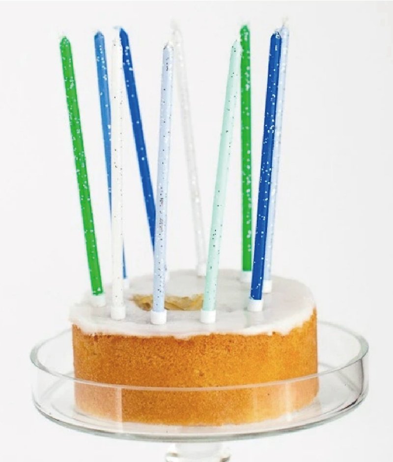 生日蛋糕派對長蠟燭 - 香氛蠟燭/燭台 - 蠟 多色
