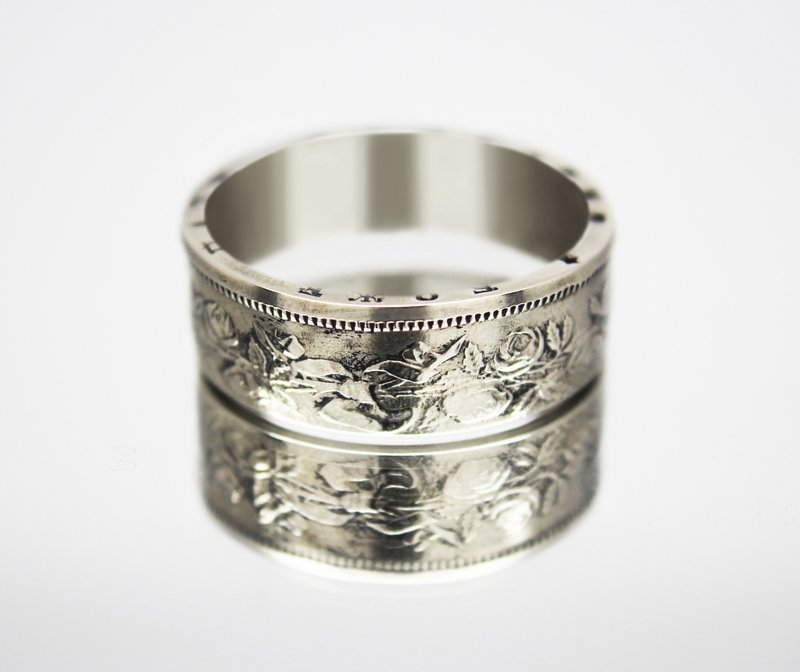 Bulgaria Coin Ring 50 leva 1943 coin rings for men coin rings for women - General Rings - Other Metals 