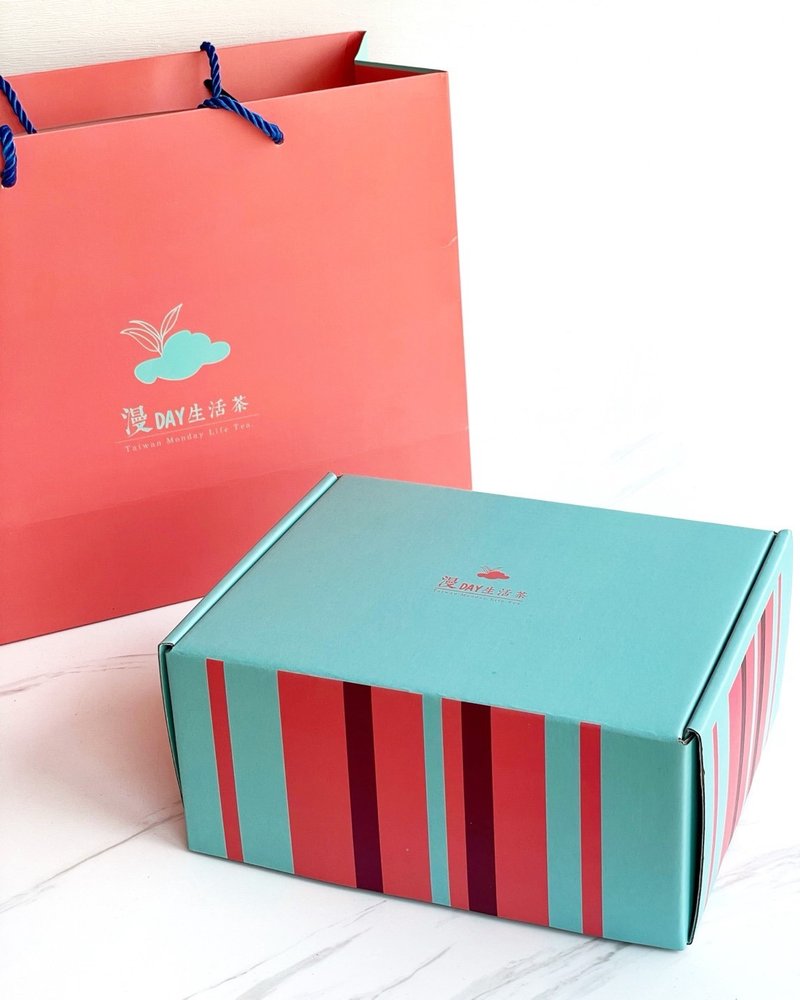 【Exclusive Gift Box】Day Elite Box Red Jade Tea Bag Gift Box 50 Packs with Carry Bag Customized Gift - Tea - Other Materials 