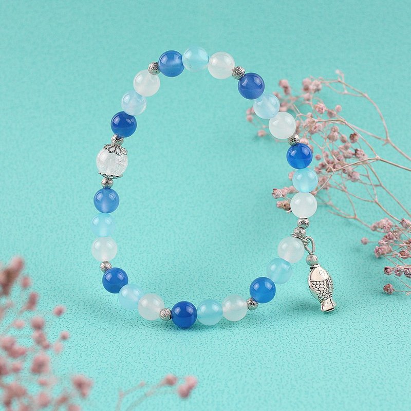 Designer Classic Bracelet│Blue Aegean - Bracelets - Jade Blue