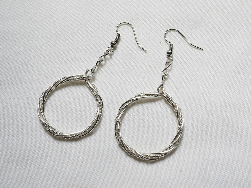 life twist earrings - Bracelets - Other Metals 