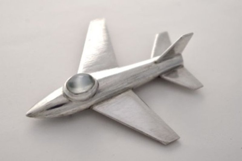 Pinkoi Proxy Purchase - Jet aircraft - Brooches - Other Metals 