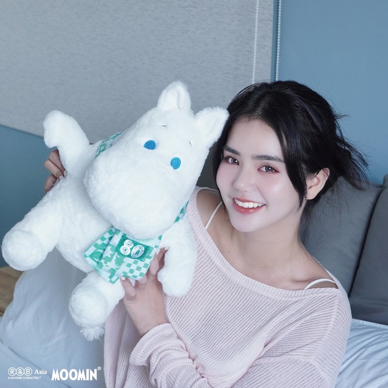 【MOOMIN】 80th Anniversary 36cm Plush Doll Moomin Doll - Stuffed Dolls & Figurines - Cotton & Hemp 