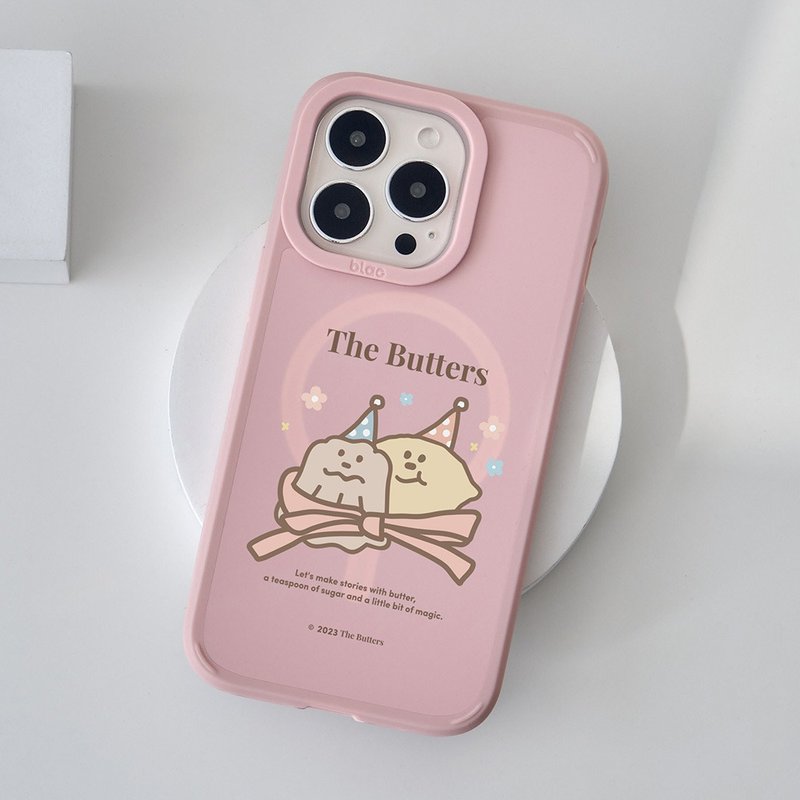 The Butters 慶生奶油好朋友峽谷強悍MagSafe iPhone手機殼 - 手機殼/手機套 - 矽膠 多色