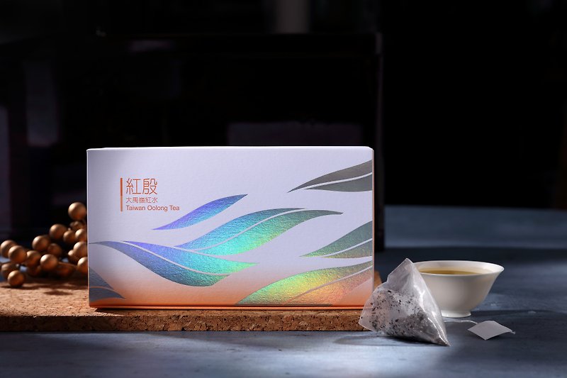 紅殷原葉茶包(100%大禹嶺茶) 禮盒款 八入 - 茶葉/茶包 - 其他材質 橘色