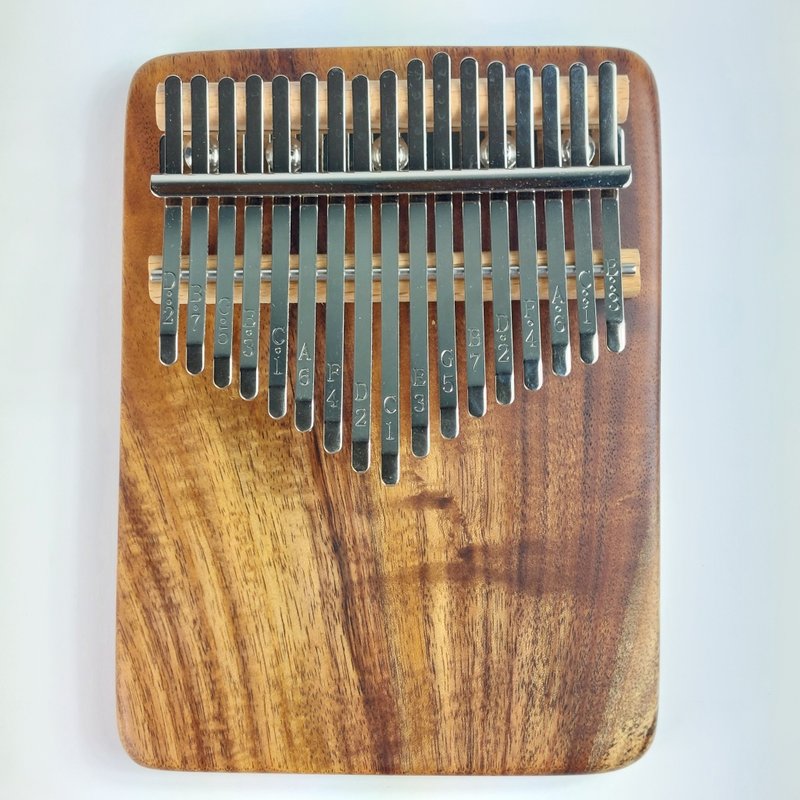 Acacia wood thumb piano/17 tone thumb piano/KALIMBA - กีตาร์เครื่องดนตรี - ไม้ สีนำ้ตาล