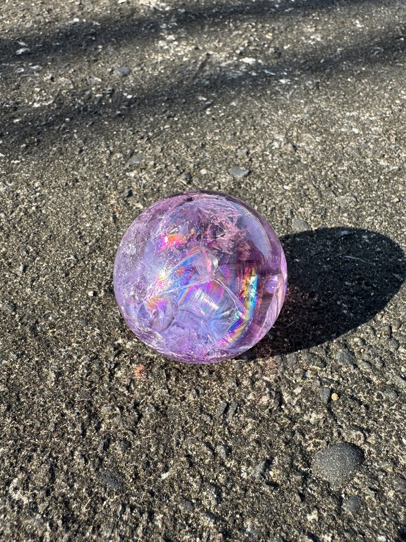 巴西彩虹濃艷薰衣草紫水晶球、紫水晶、紫晶球 - 擺飾/家飾品 - 水晶 紫色