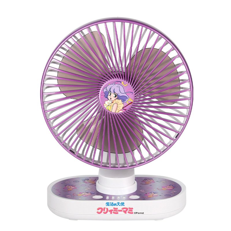 Desktop Cooling Fan - Creamy Mami (Purple) - Electric Fans - Plastic Purple