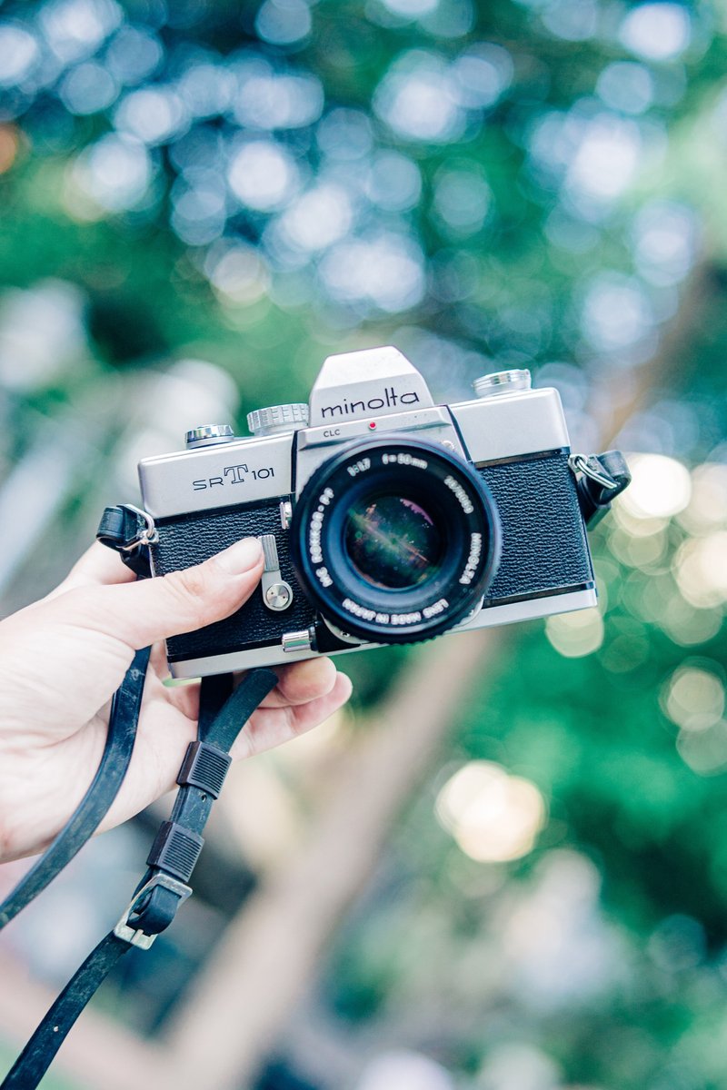【新手單眼】 【已實拍】Minolta SRT-101 底片單眼相機 - 相機/拍立得/底片相機 - 其他金屬 銀色