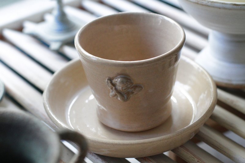 法式茶杯組 - 茶壺/茶杯/茶具 - 陶 咖啡色