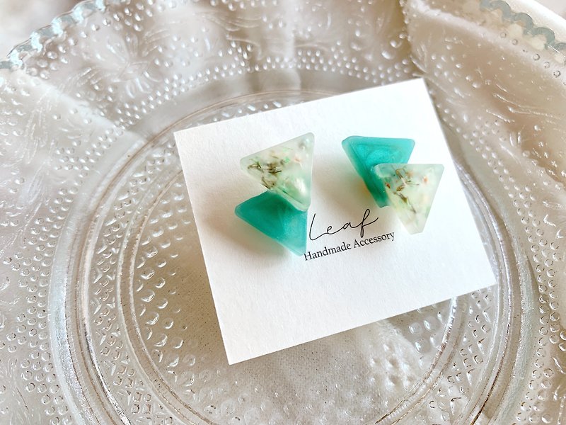 ccwzhwzyw exclusive store - Earrings & Clip-ons - Resin Green