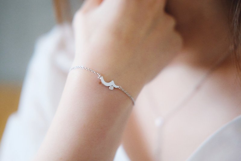 Love collection simple bracelet - Bracelets - Sterling Silver Silver