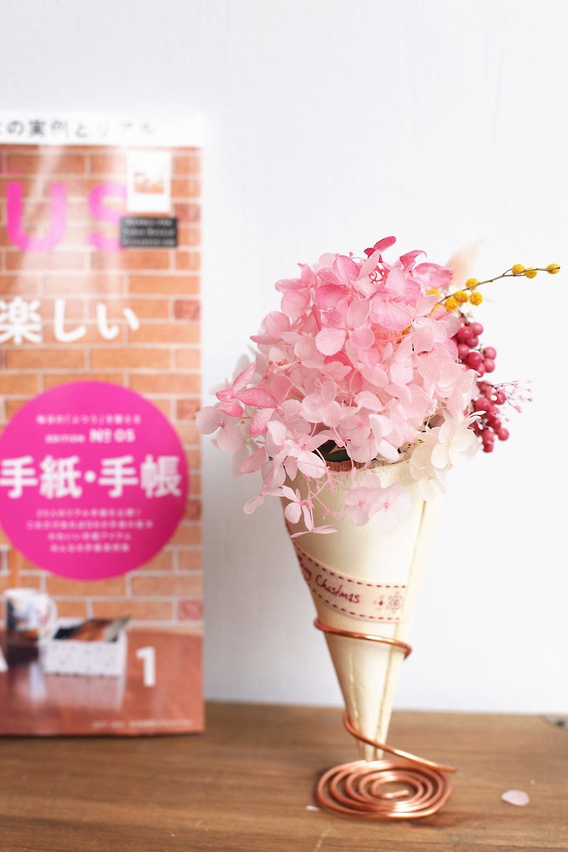 [Four Seasons] good day hand-made ice cream flowers (love cherry) - ตกแต่งต้นไม้ - พืช/ดอกไม้ 