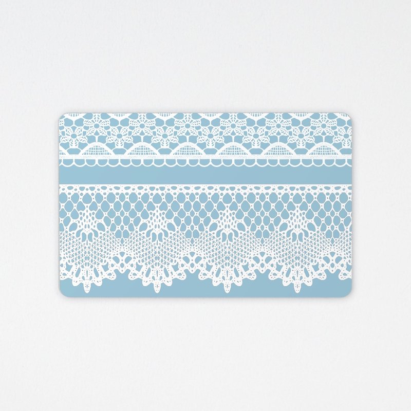Elegant lace | chip leisure card - Other - Other Materials Blue