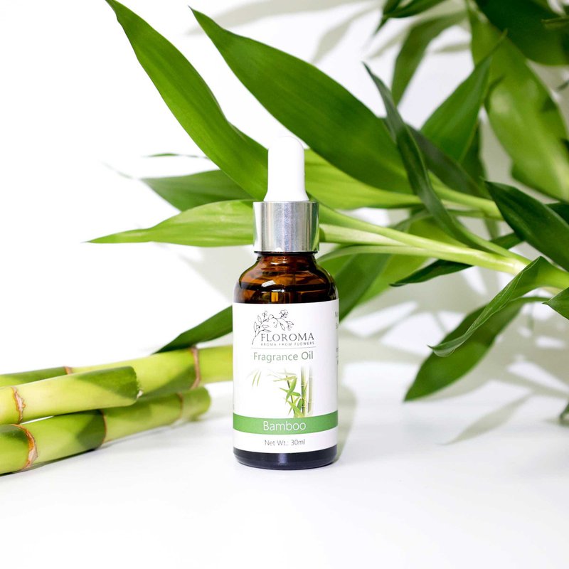 New!! Drops of Flower【Bamboo Aromatherapy Essential Oil】 - น้ำหอม - วัสดุอื่นๆ ขาว